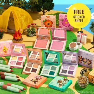 BNIB ANIMAL CROSSING x COLOURPOP Full Makeup Collection + Stickers !